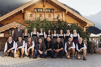 Team of the Hotel Vermala in Montafon